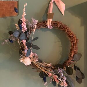 Asymmetric Dried Summer Wreath